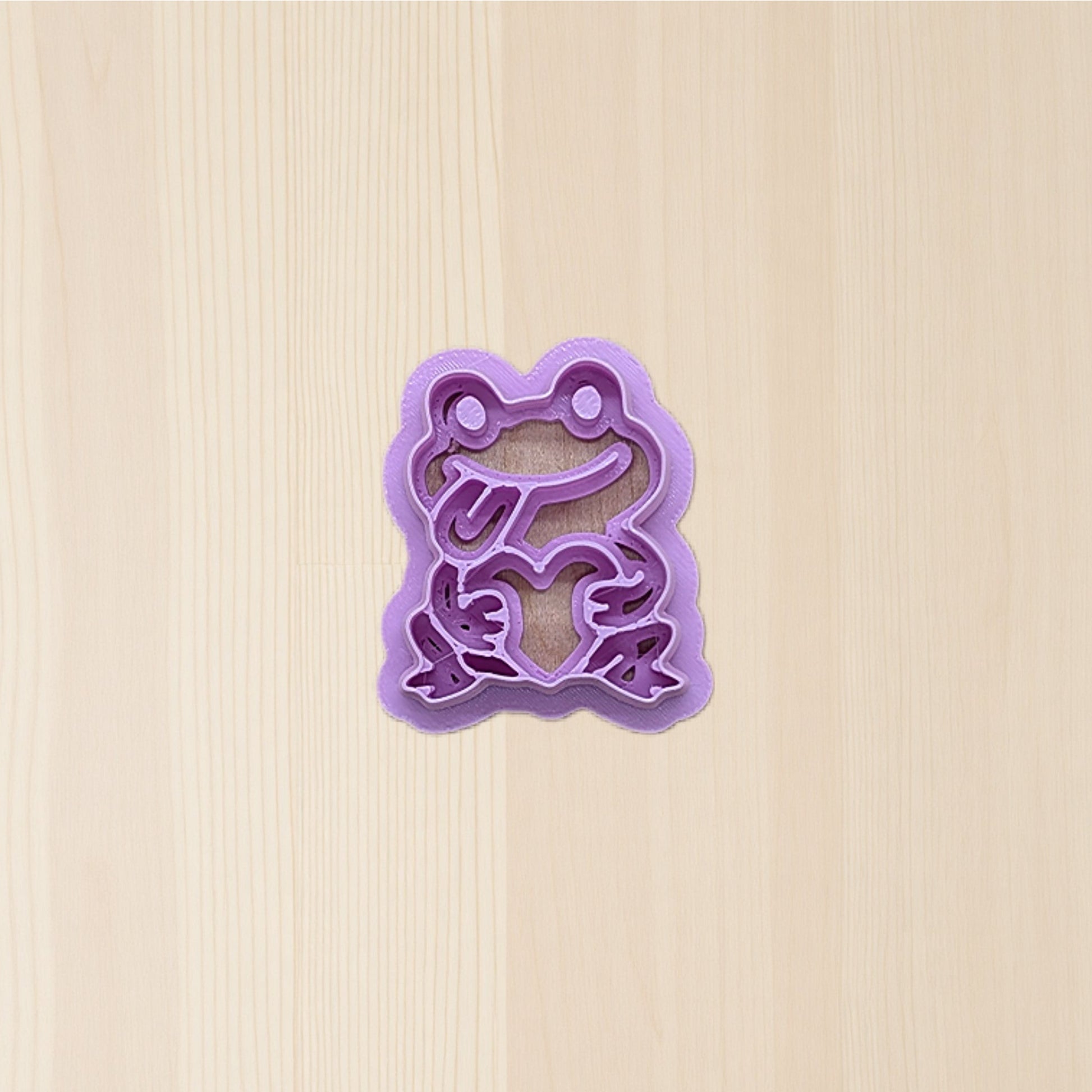 Valentines Day frog cookie cutter