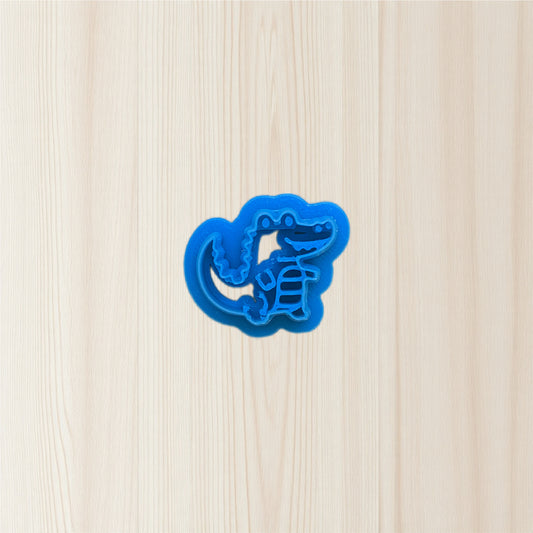 Giggling Gator Alligator Cookie Cutter: Ideal for Cookies, Ceramics, Pottery, Polymer Clay, and Fondant