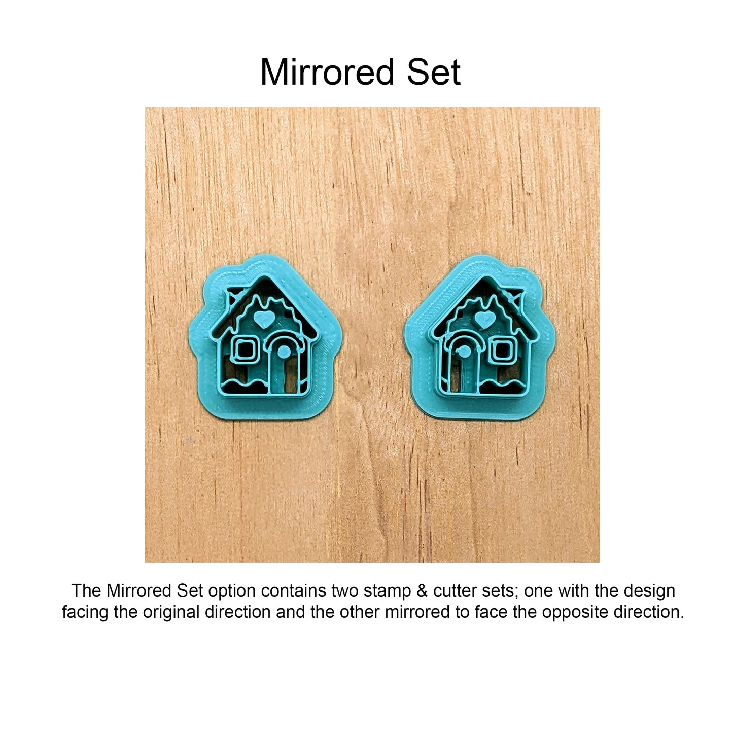 Gingerbread House Cookie Cutter/Clay Cutter