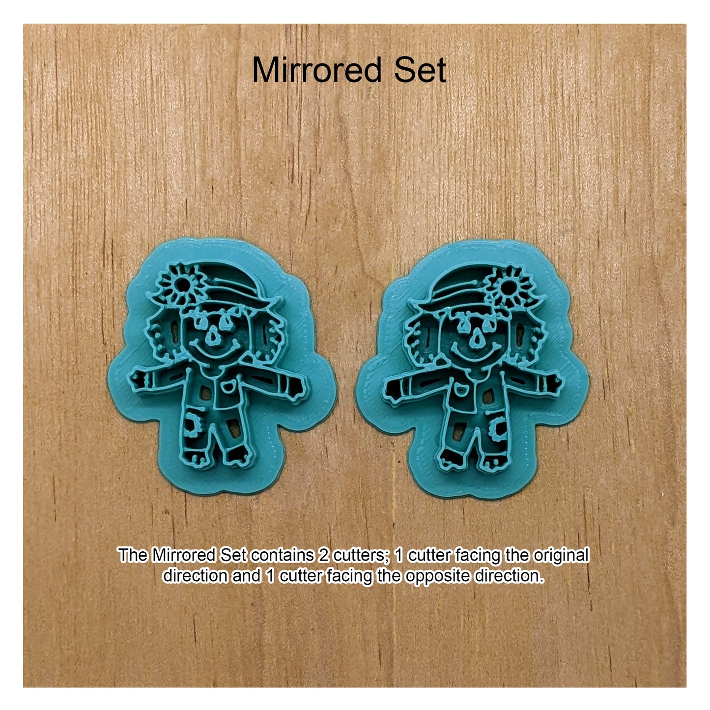Girl Scarecrow Cookie Cutter Ideal for Cookies, Ceramics, Pottery, Polymer Clay, Fondant & More