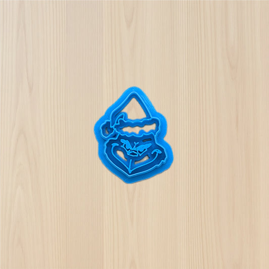 The Grinch Cookie Cutter: Ideal for Cookies, Ceramics, Pottery, Polymer Clay, and Fondant