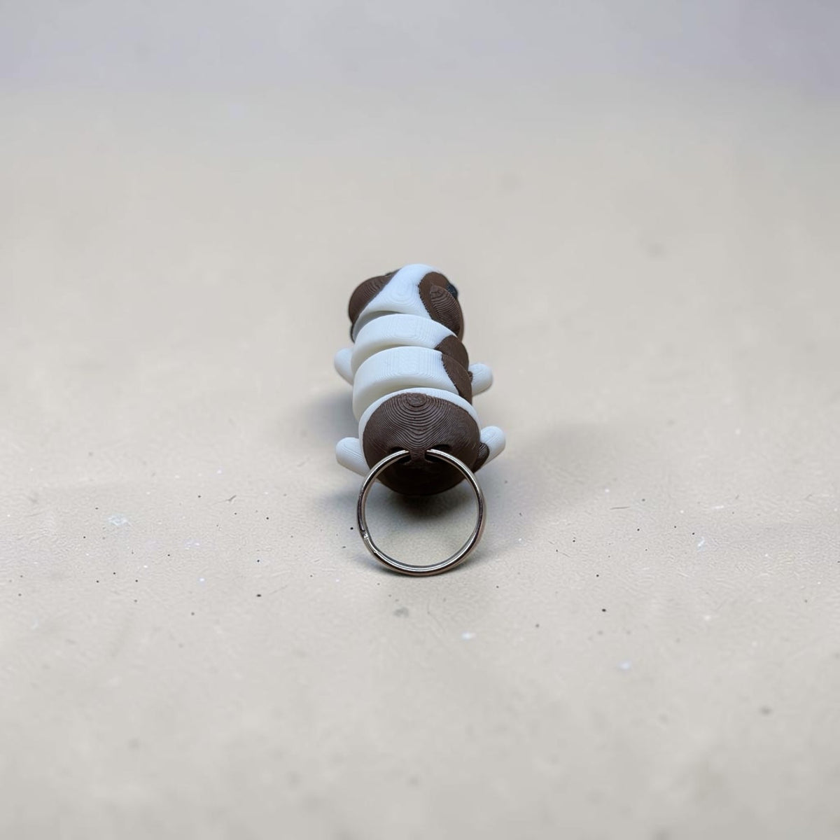 Mini Flexi Guinea Pig – Articulated Desk Buddy Toy with Keychain Add‑On