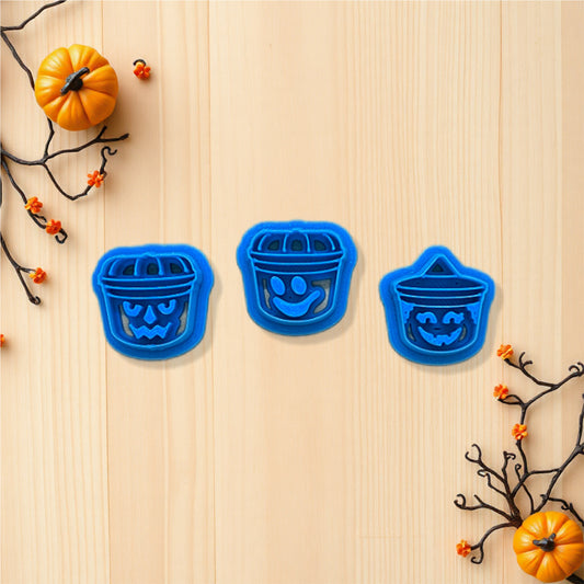 Halloween Happy Meal Bucket Cookie Cutter – Ideal for Cookies, Polymer Clay, Ceramics & Fondant