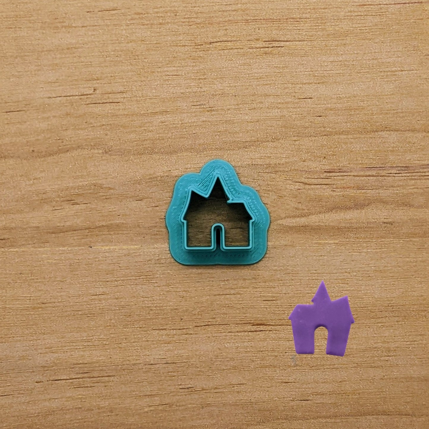 Haunted House Cookie Cutter for Cookies, Ceramics, Pottery, Polymer Clay, Fondant & More