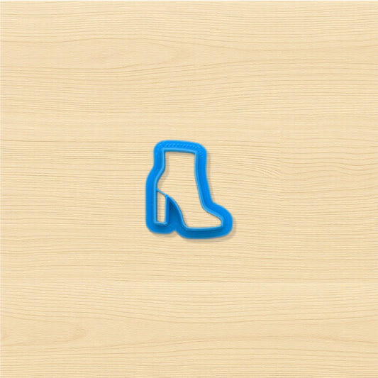 Ankle Boot with Heel Cookie Cutter: Idea for Cookies, Ceramics, Pottery, Polymer Clay, Fondant