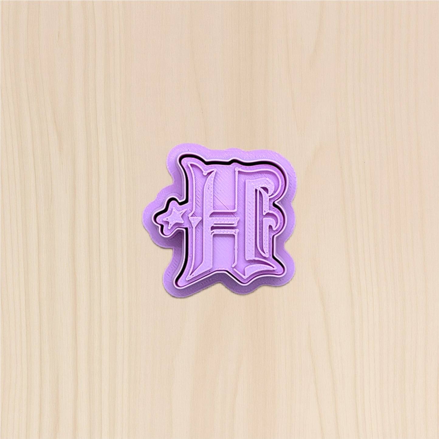 Houston Texans H and Star Cookie Cutter & Stamp Set: Ideal for Cookies, Ceramics, Pottery, Polymer Clay, Fondant - Multi-Medium Craft & Baking Tool