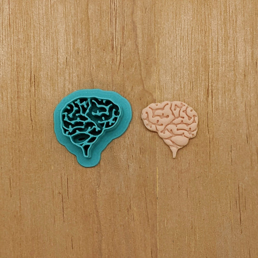 Human Brain Cookie Cutter: Perfect for Ceramics, Cookies, Polymer Clay & Fondant Creations