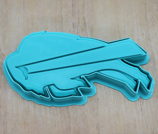 Buffalo Bills Cookie Cutter & Embossing Stamp