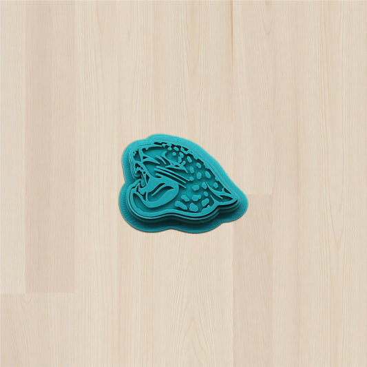 Jacksonville Jaguars Cookie Cutter & Stamp Set: Versatile Tool for Cookies, Ceramics, Pottery, Fondant, and More
