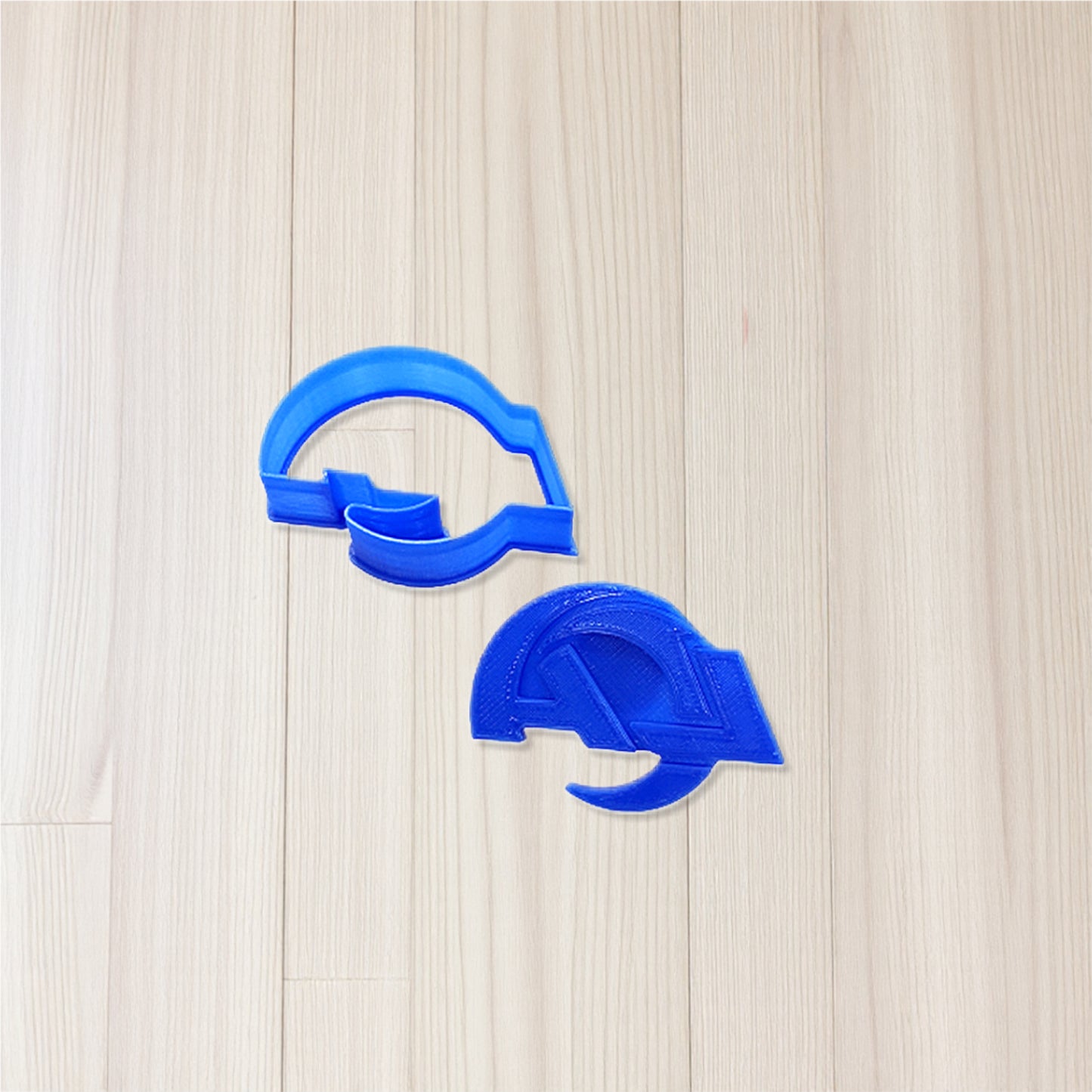 Los Angelas Rams Cookie Cutter & Stamp Set: Ideal for Cookies, Ceramics, Pottery, Polymer Clay, and Fondant