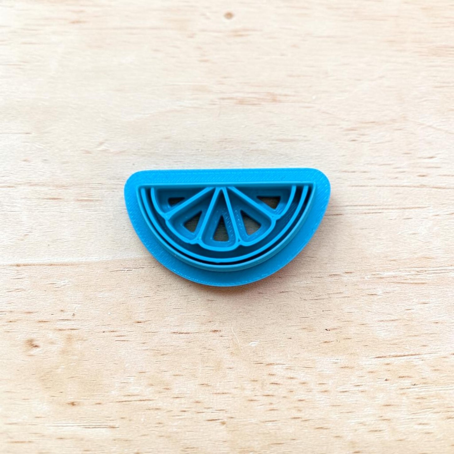 Lemon Citrus Wedge Cookie Cutter for Ceramics, Pottery, Polymer Clay, Fondant - Multi-Medium Craft & Baking Tool