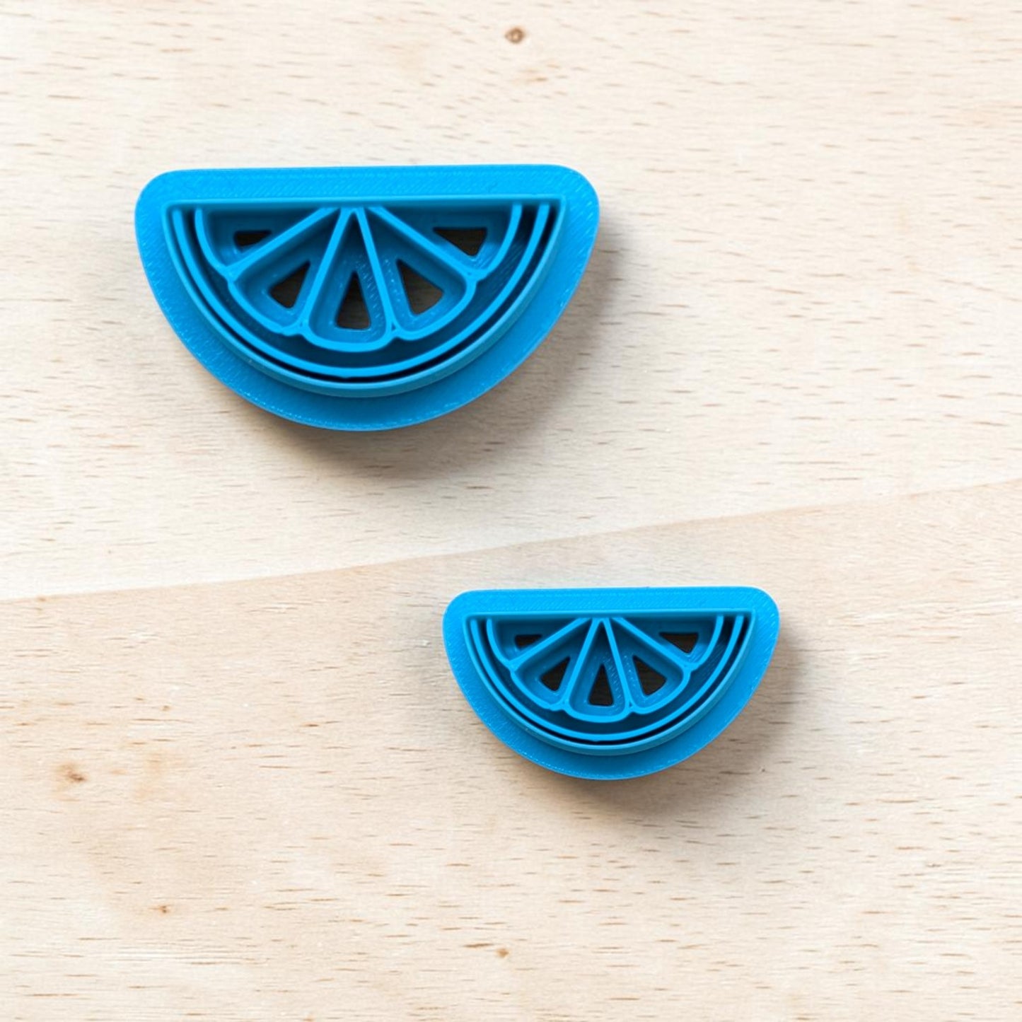 Lemon Citrus Wedge Cookie Cutter for Ceramics, Pottery, Polymer Clay, Fondant - Multi-Medium Craft & Baking Tool