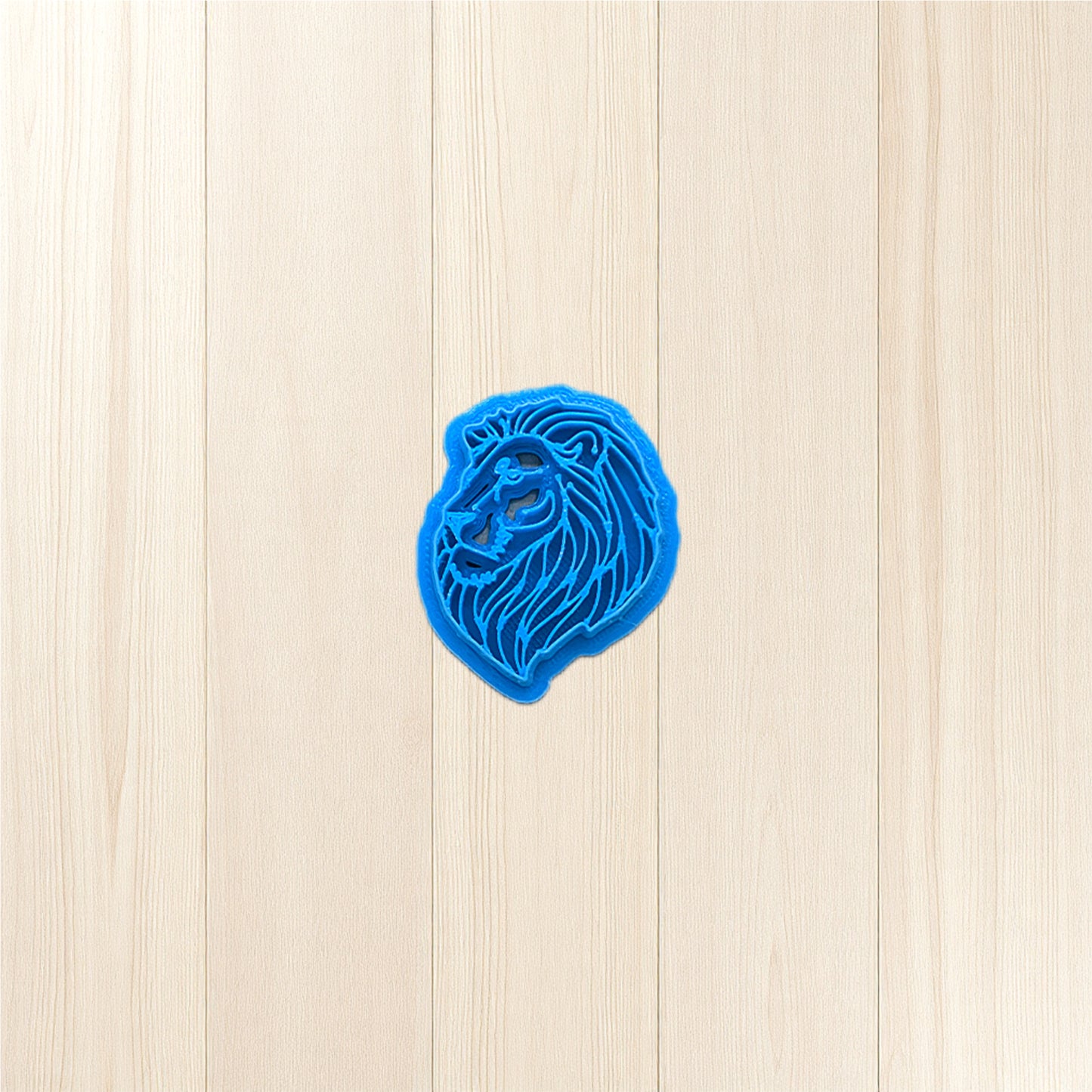 Lion Head Profile Cookie Cutter: Ideal for Cookies, Ceramics, Pottery, Polymer Clay, Fondant - Multi-Medium Craft & Baking Tool