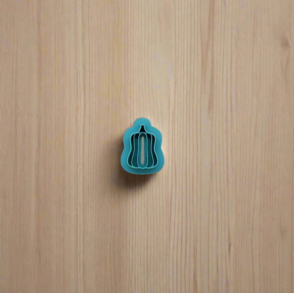 Tall Pumpkin Cookie Cutter: Ideal for Cookies, Ceramics, Pottery, Polymer Clay, and Fondant