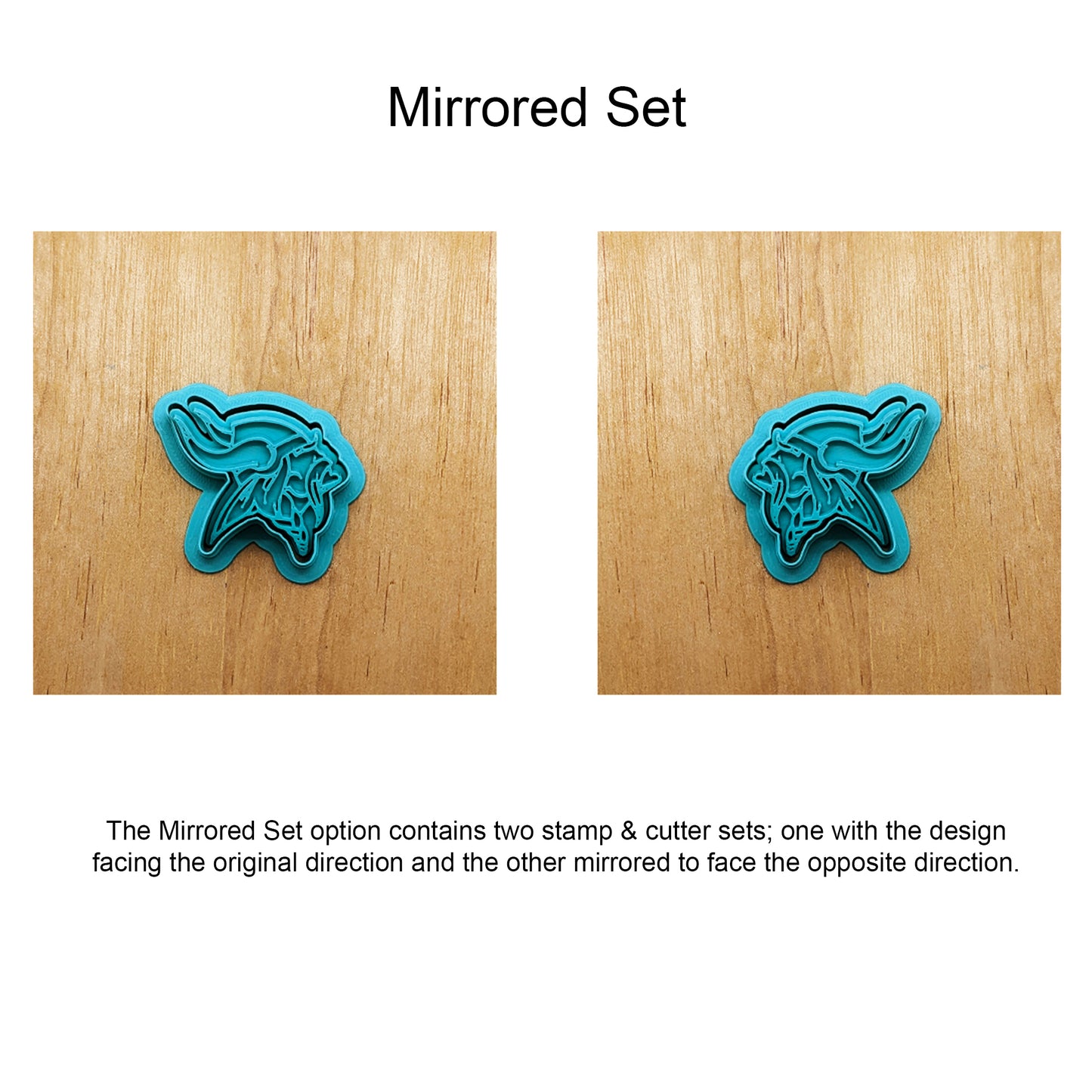 Minnesota Vikings Cookie Cutter & Stamp Set