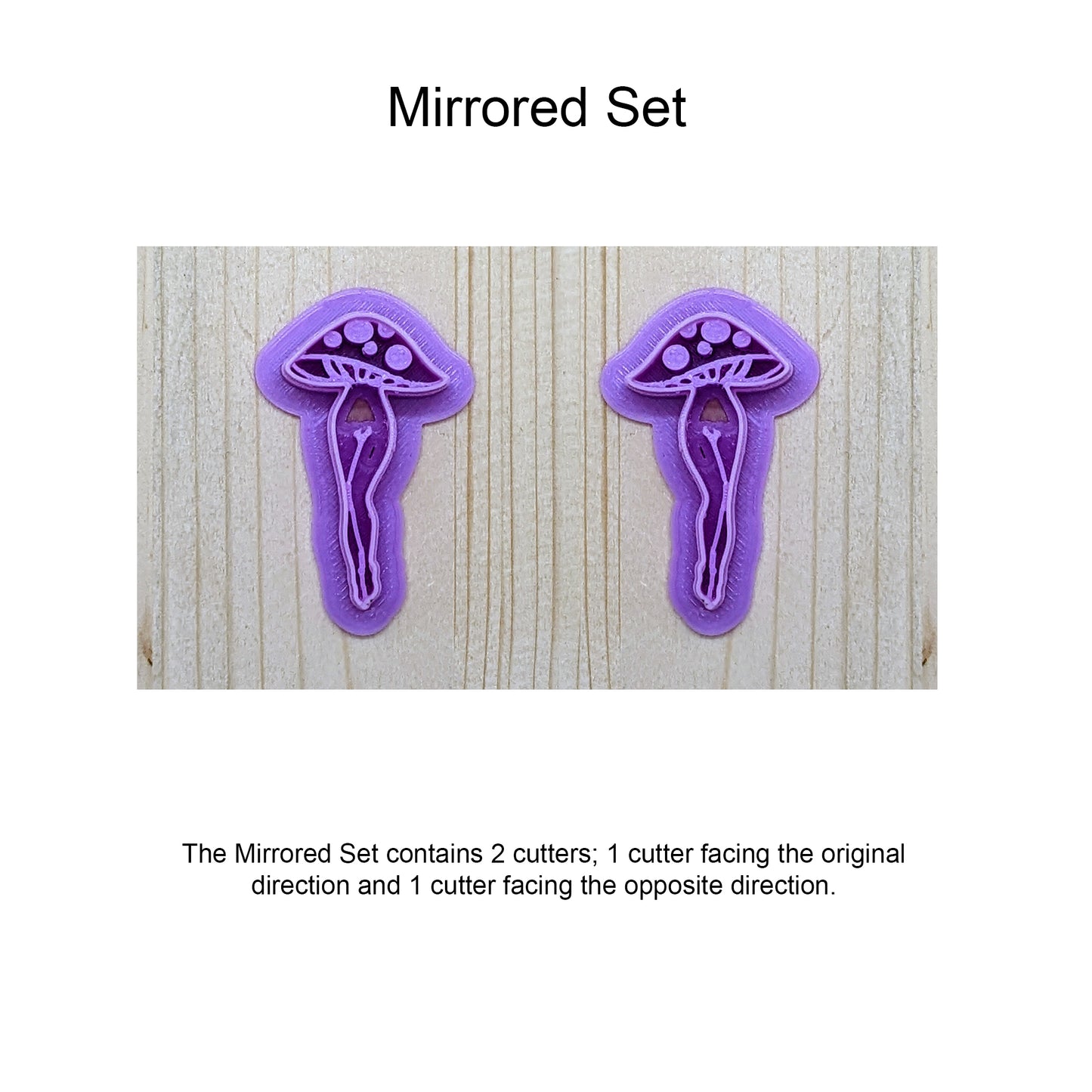 Mushroom Sexy Lady Legs Cookie Cutter for Cookies, Clay, Fondant, Ceramics and other Mediums