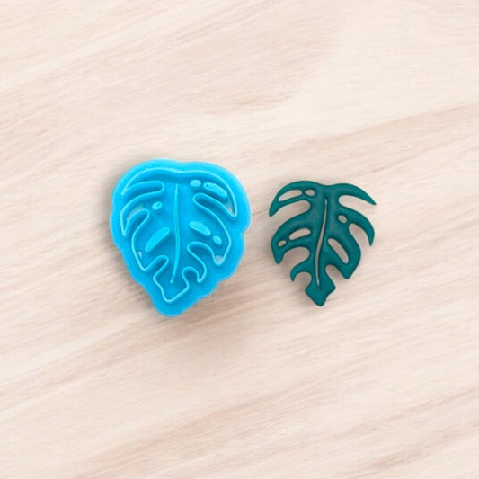 Tropical Monstera Leaf with Holes Cookie Cutter: Ideal for Cookies, Ceramics, Pottery, Polymer Clay, and Fondant