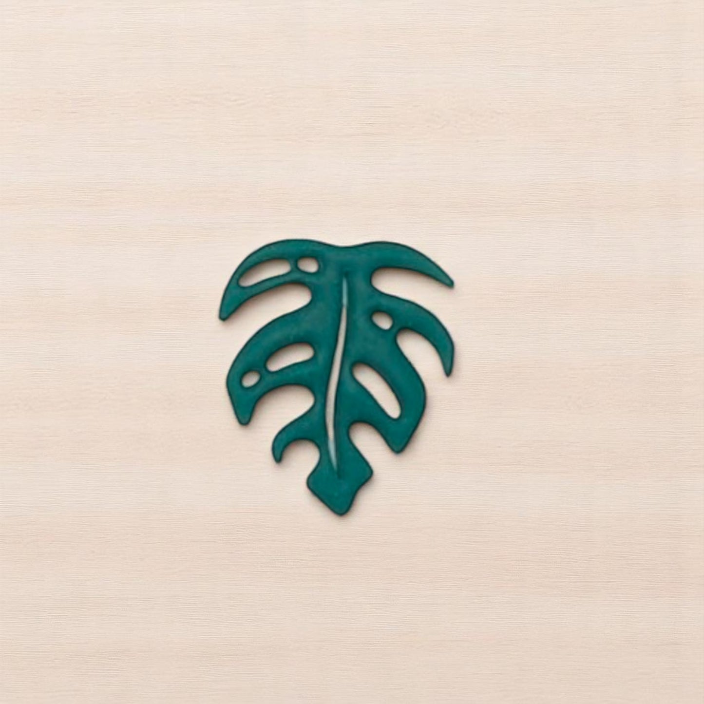 Tropical Monstera Leaf with Holes Cookie Cutter: Ideal for Cookies, Ceramics, Pottery, Polymer Clay, and Fondant