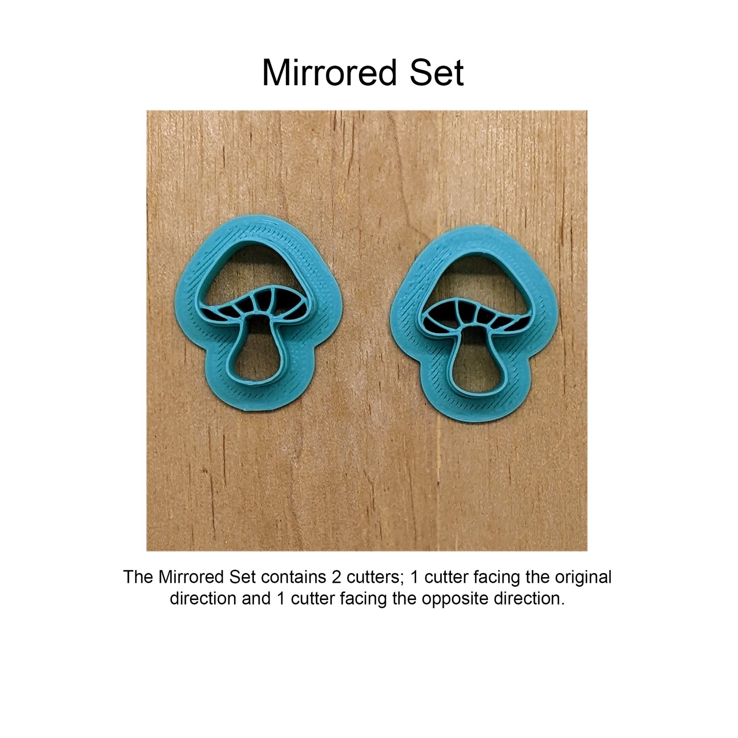 Mushroom Cookie Cutter for Cookies, Ceramics, Pottery, Polymer Clay, Fondant & More