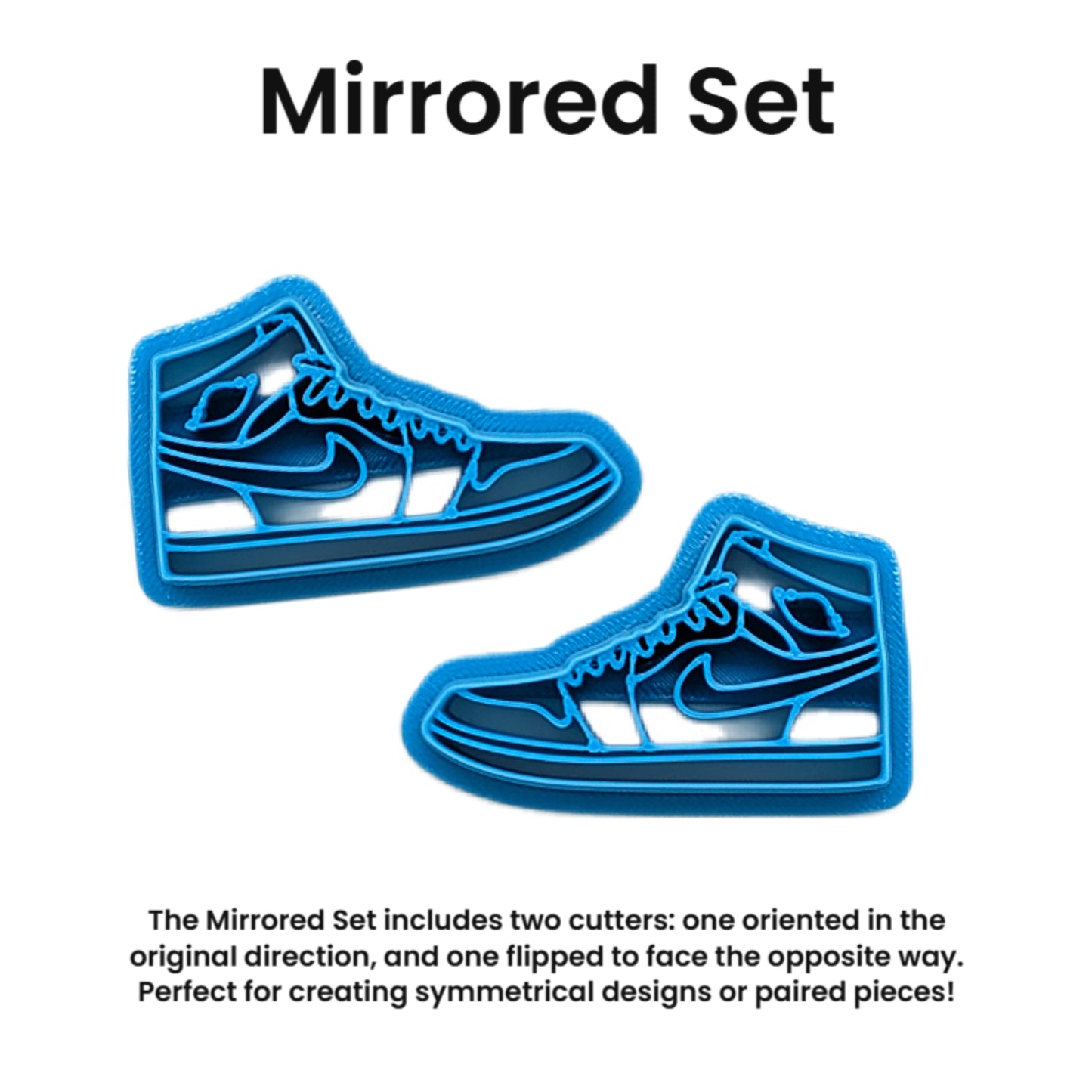 Nike Air Jordan High Top Sneaker Cookie Cutter: Ideal for Cookies, Ceramics, Pottery, Polymer Clay, and Fondant
