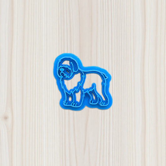 Old English Sheep Dog Cookie Cutter: Ideal for Cookies, Ceramics, Pottery, Polymer Clay, and Fondant