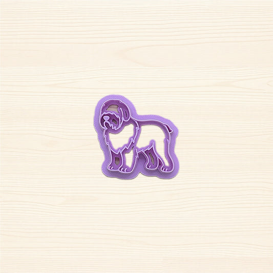 Old English Sheep Dog Cookie Cutter: Ideal for Cookies, Ceramics, Pottery, Polymer Clay, and Fondant