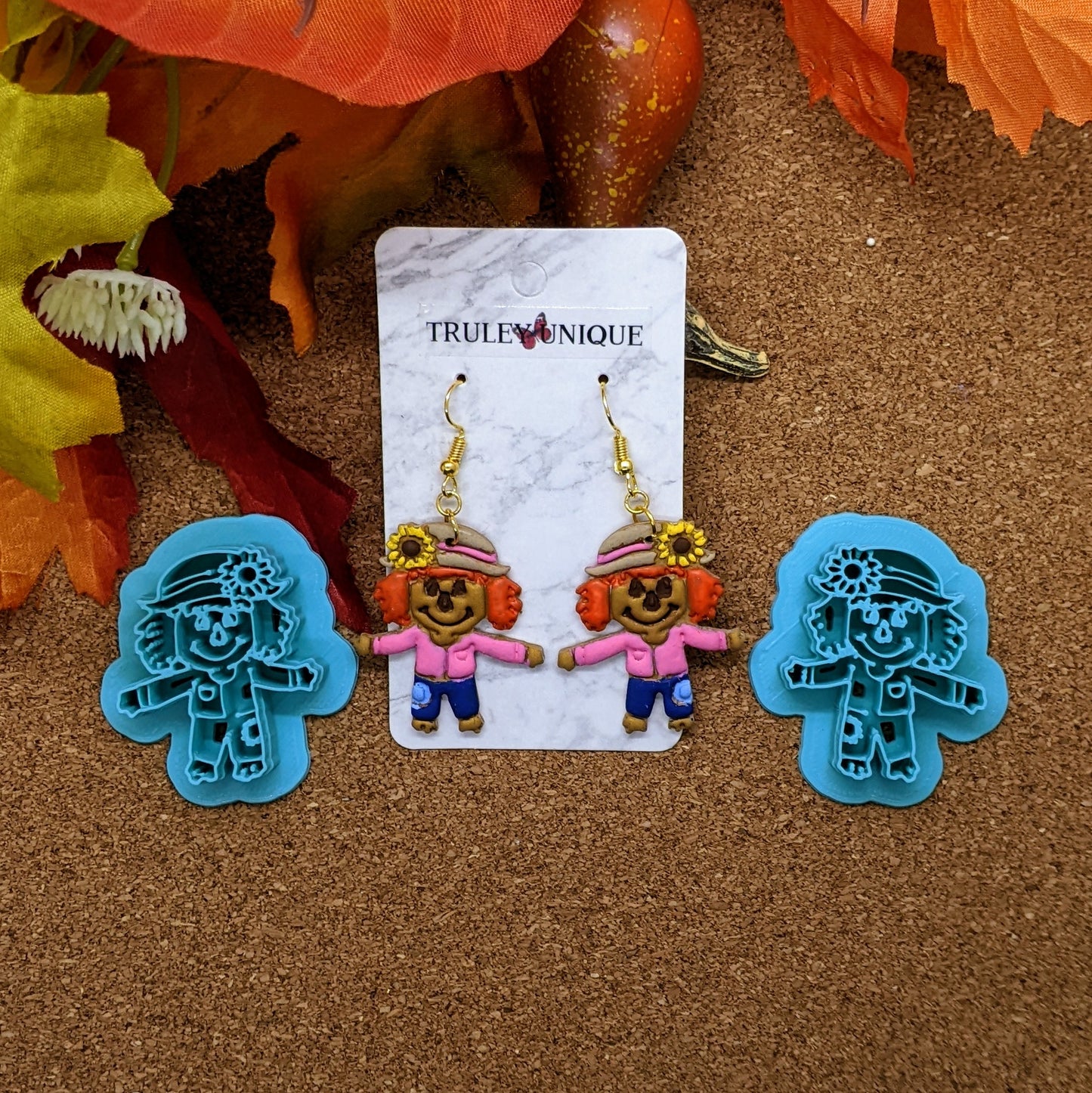 Girl Scarecrow Cookie Cutter Ideal for Cookies, Ceramics, Pottery, Polymer Clay, Fondant & More