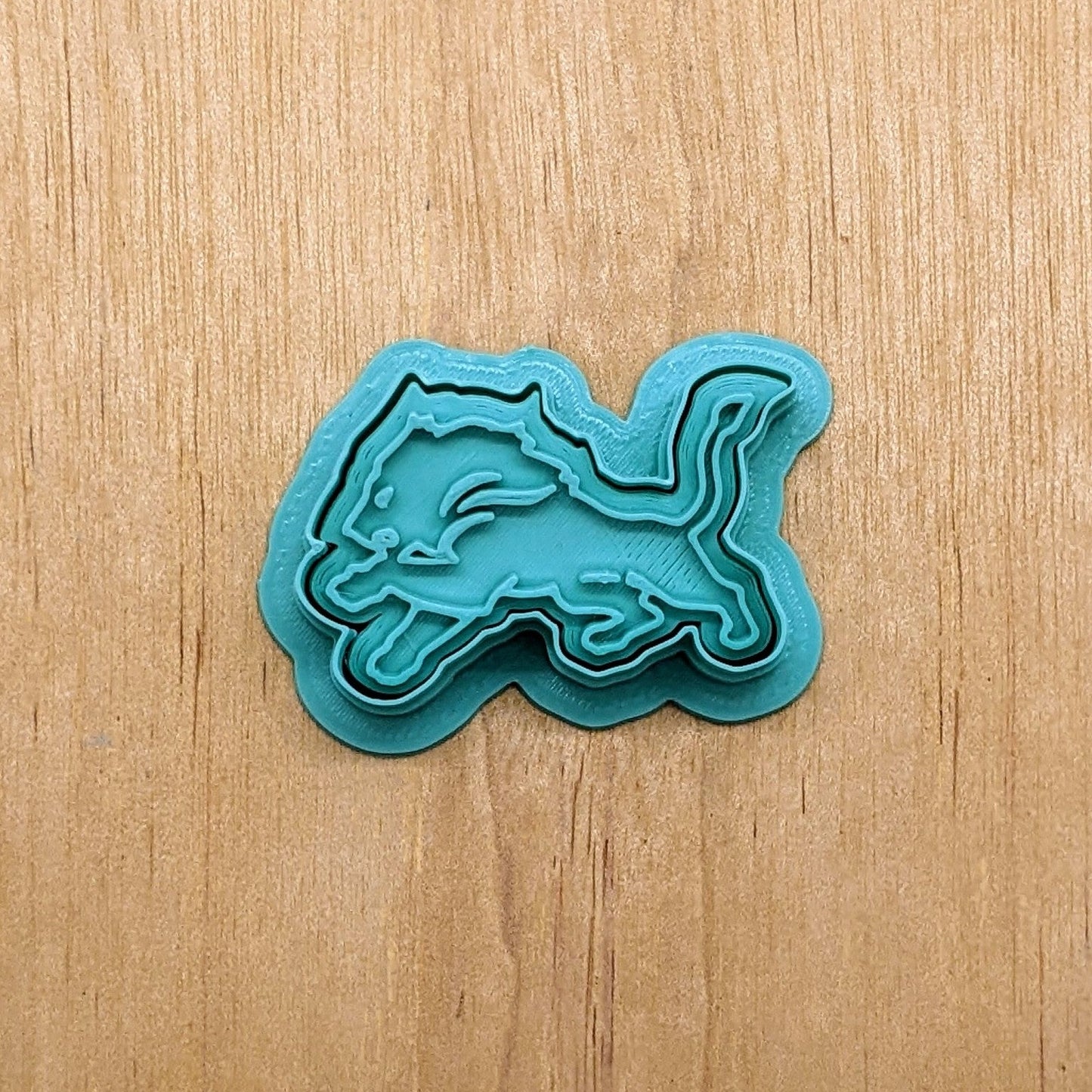 Detroit Lion Cookie Cutter & Stamp Set