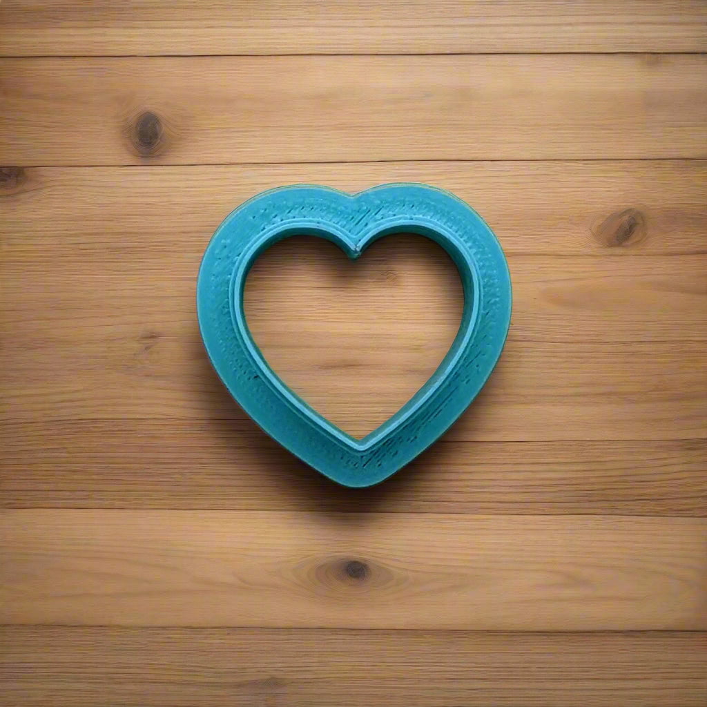 Heart Shape Cookie Cutter - Style B: Ideal for Cookies, Ceramics, Pottery, Polymer Clay, and Fondant