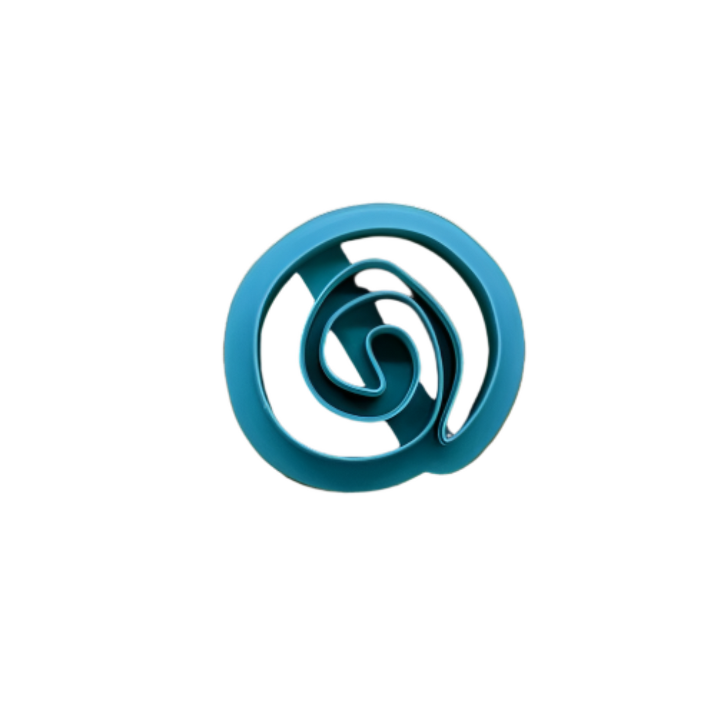 Organic Swirl Cutter for Ceramics, Pottery, Polymer Clay & Fondant - Multi-Medium Crafting Tool