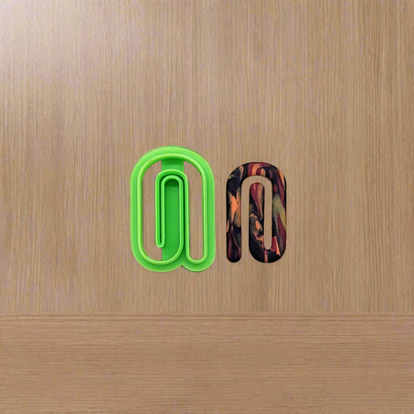 Paperclip Cookie Cutter: Ideal for Cookies, Ceramics, Pottery, Polymer Clay, & Fondant