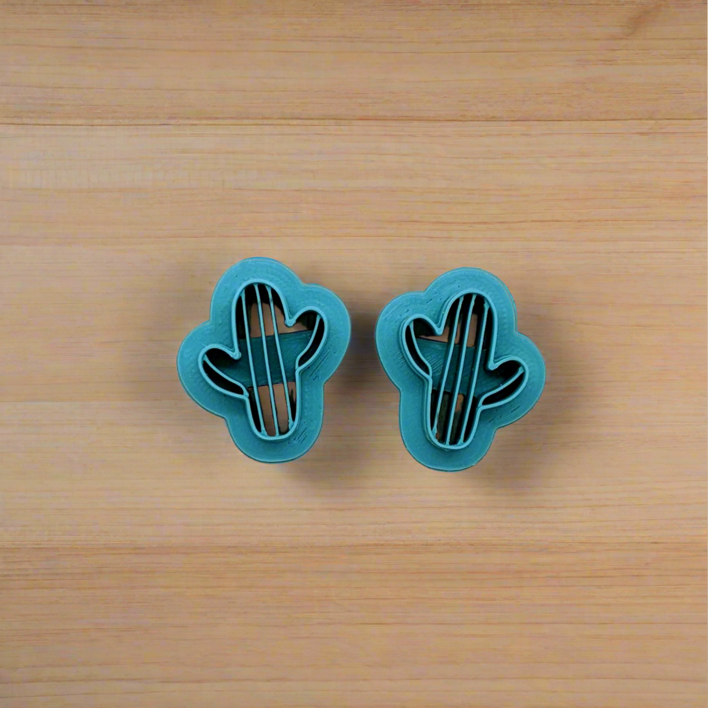 Cactus Cookie Cutter with Line Details - Ideal for Cookies, Ceramics, Pottery, Polymer Clay, Fondant & More