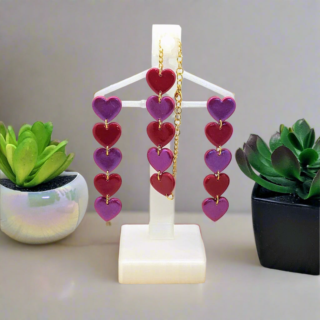 12 Hearts Multi-Cutter | Style B: Perfect for Cookies, Clay, and Fondant