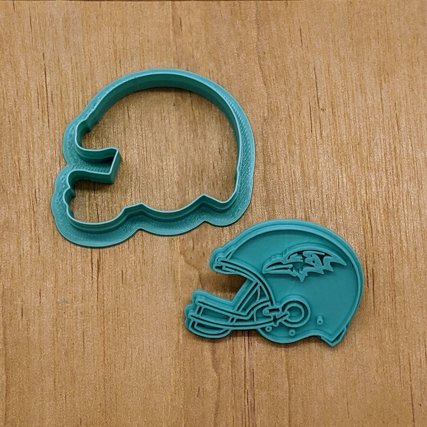Baltimore Ravens Football Helmet Cookie Cutter & Stamp Set