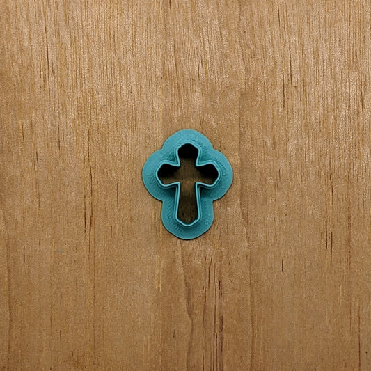 Christian Cross Cookie Cutter - Style C: Idea for Cookies, Ceramics, Pottery, Polymer Clay, Fondant