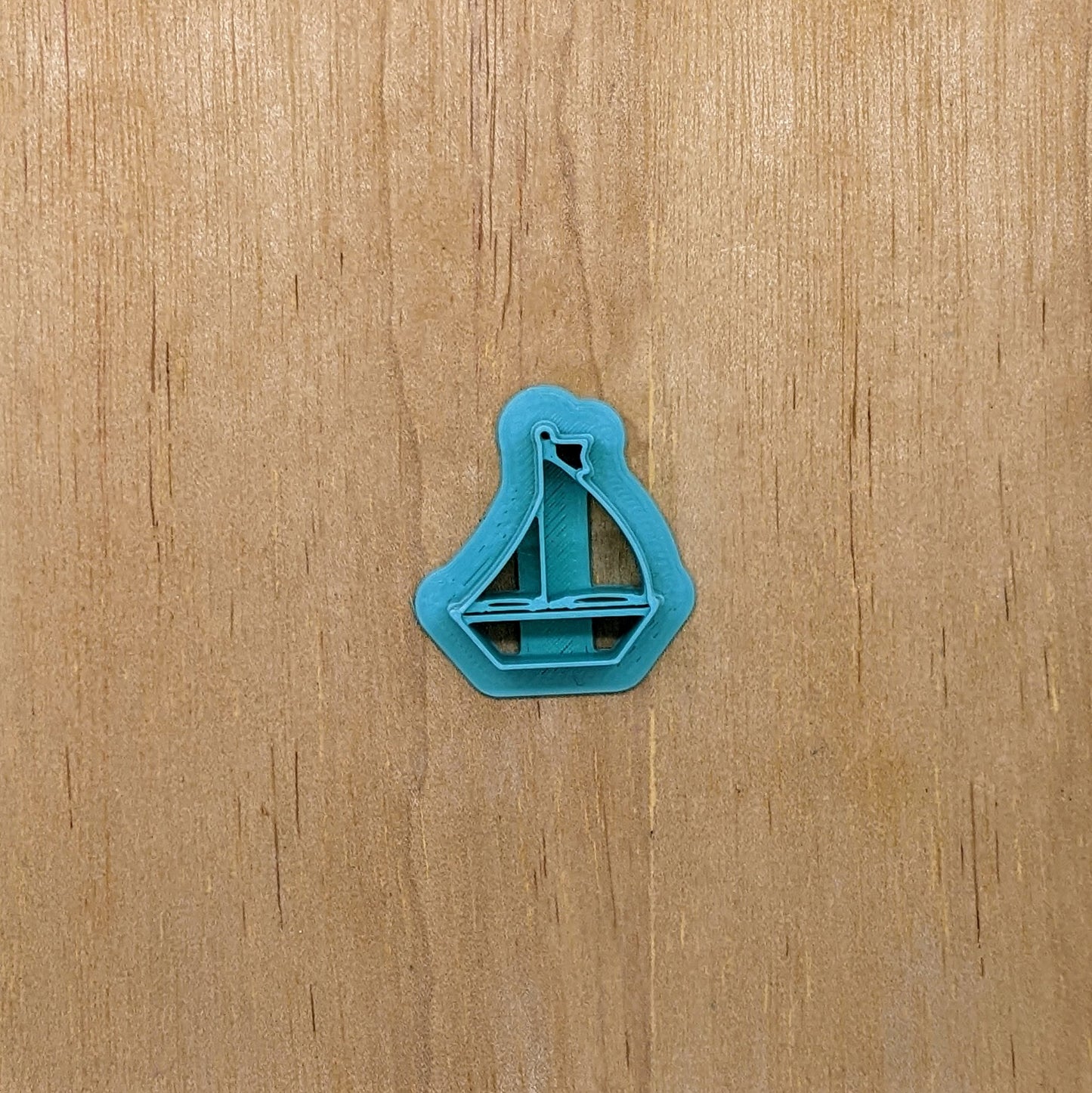 Sailboat Cookie Cutter: for Cookies, Ceramics, Pottery, Polymer Clay, Fondant - Multi-Medium Craft & Baking Tool