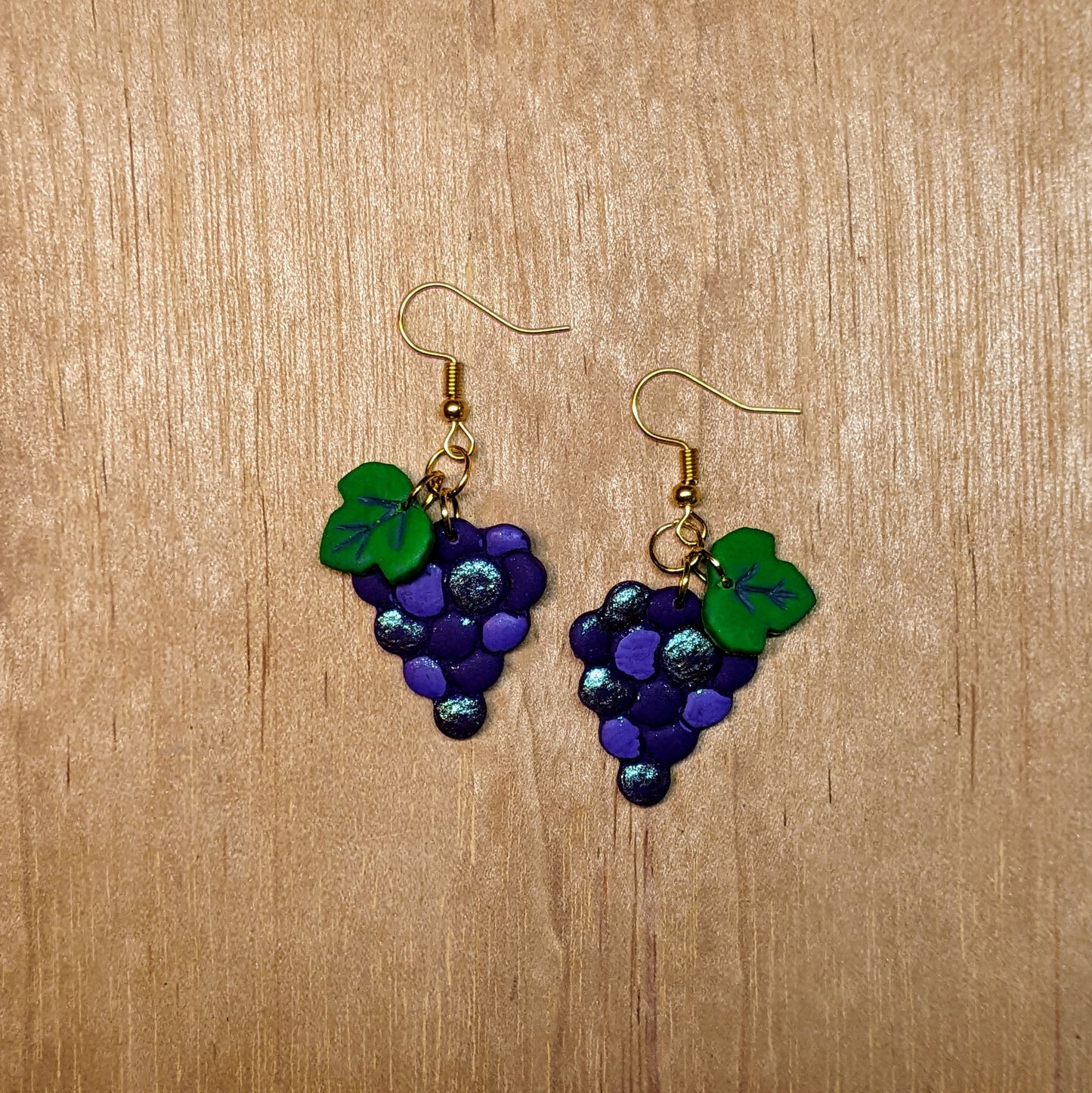 Grape and Grape Leaf 2-Piece Cookie Cutter Set - Ideal for Ceramics, Pottery, Cookies, Polymer Clay, Fondant, and More