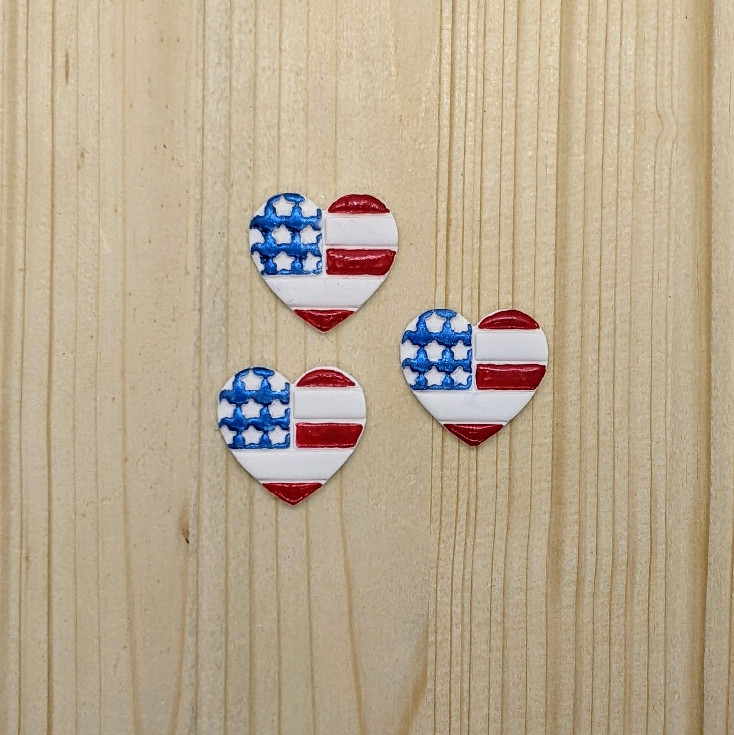 Freedom Heart American Flag Cookie Cutter for Cookies, Ceramics, Pottery, Polymer Clay, Fondant - Multi-Medium Craft & Baking Tool