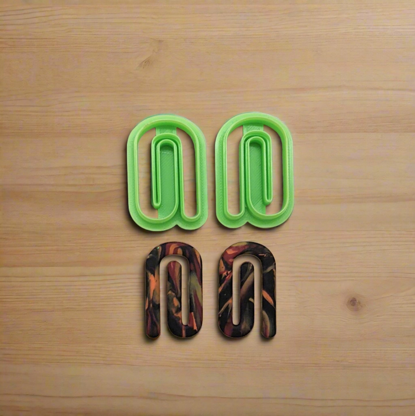 Paperclip Cookie Cutter: Ideal for Cookies, Ceramics, Pottery, Polymer Clay, & Fondant