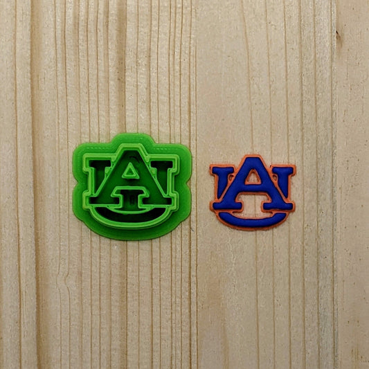 Auburn University AU Detailed Cookie Cutter Ideal for Cookies, Ceramics, Pottery, Polymer Clay, Fondant & More