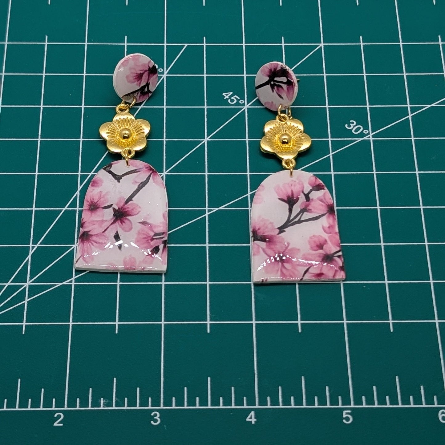 Cherry Blossom Flowers Water-Soluble Transfer Sheet