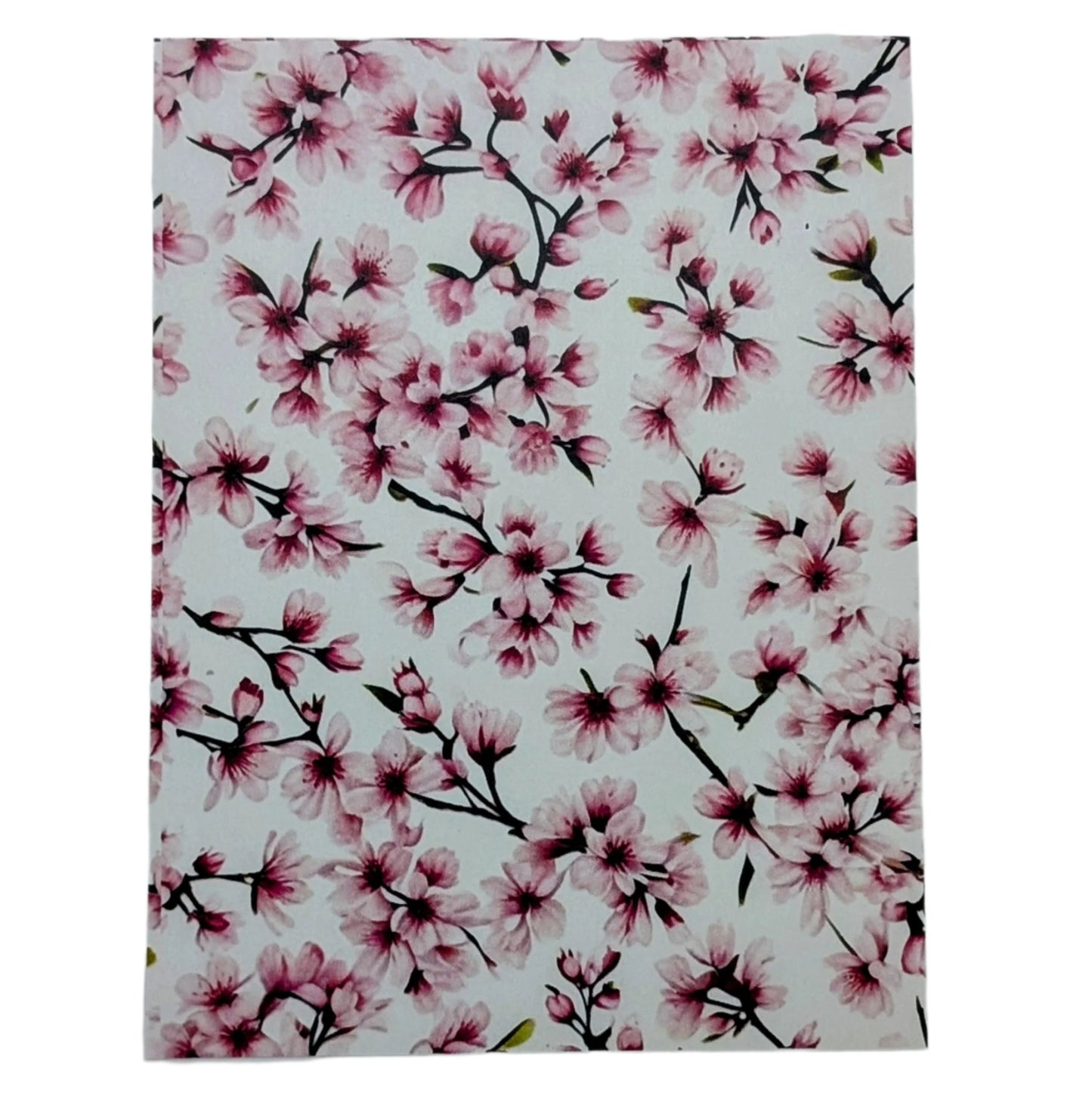 Cherry Blossom Flowers Water-Soluble Transfer Sheet