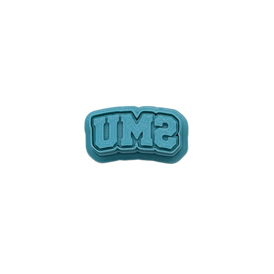 SMU Cookie Cutter & Embossing Stamp: Idea for Cookies, Ceramics, Pottery, Polymer Clay, Fondant