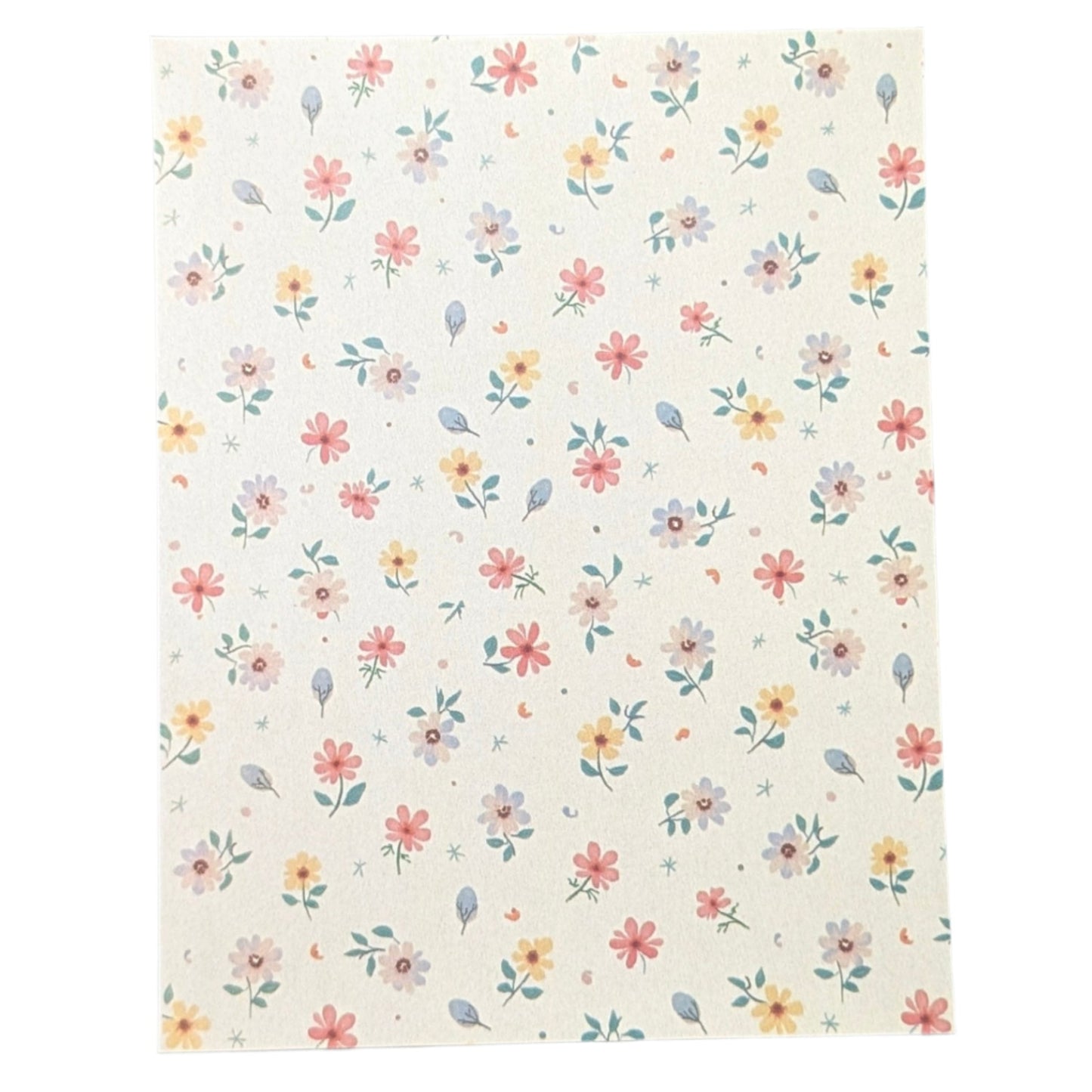 Spring Wall Flowers Water-Soluble Transfer Sheet
