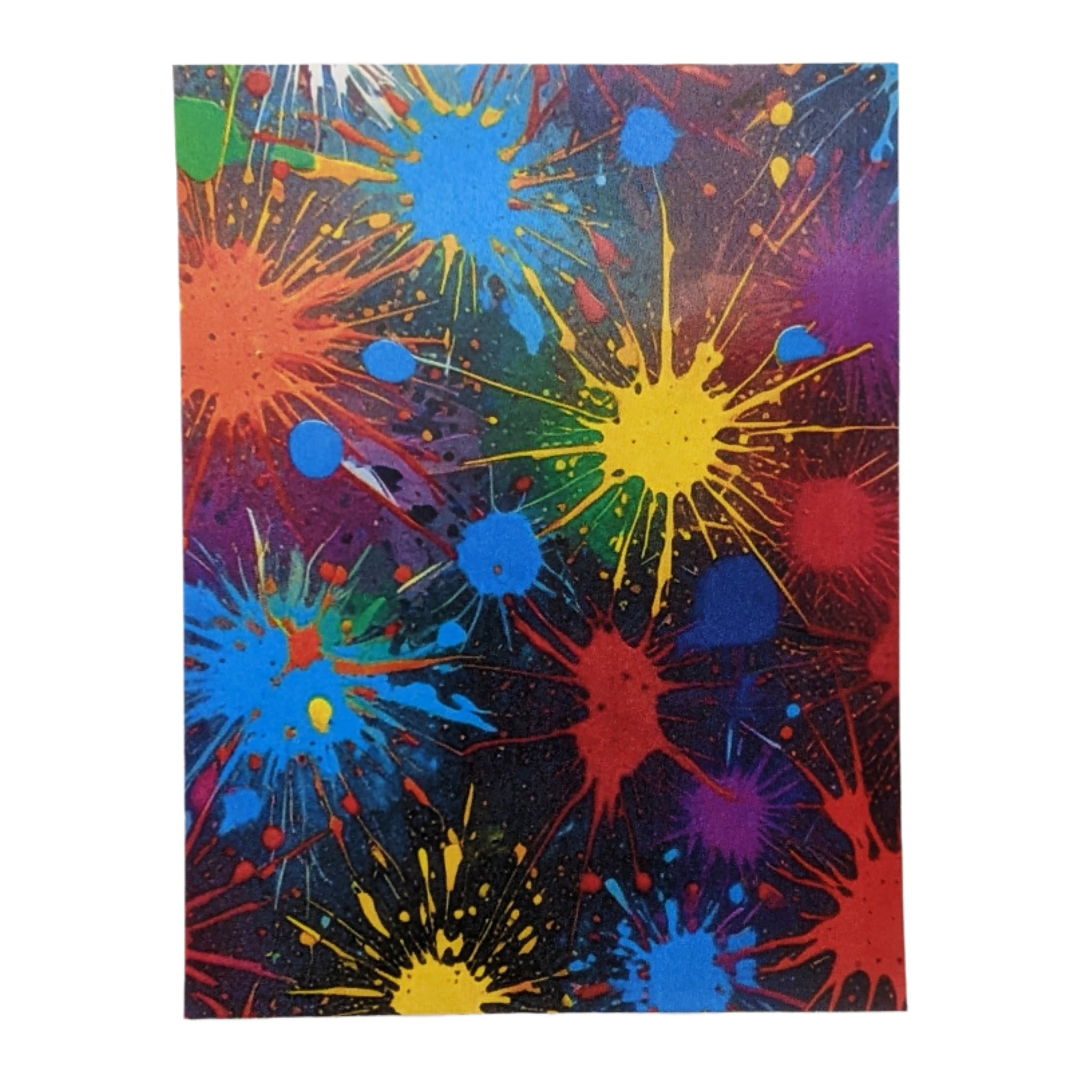 Paint Splattered Canvas Water-Soluble Transfer Sheet – Truley Unique