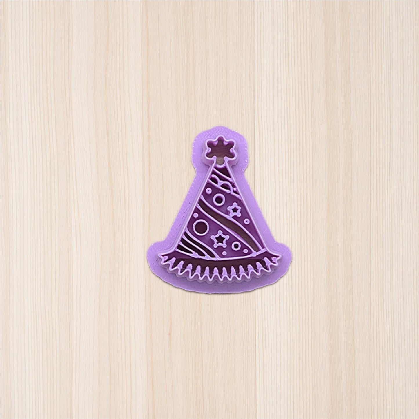 Party Hat Cookie Cutter: Ideal for Cookies, Ceramics, Pottery, Polymer Clay, and Fondant