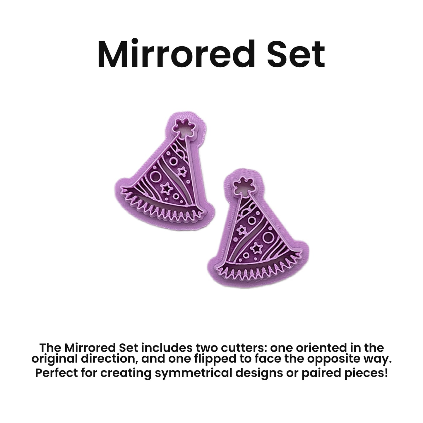 Party Hat Cookie Cutter: Ideal for Cookies, Ceramics, Pottery, Polymer Clay, and Fondant