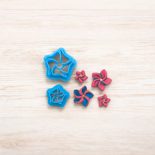 5 Blade Pinwheel Cutter for Cookies, Ceramics, Pottery, Polymer Clay, Fondant - Multi-Medium Craft & Baking Tool