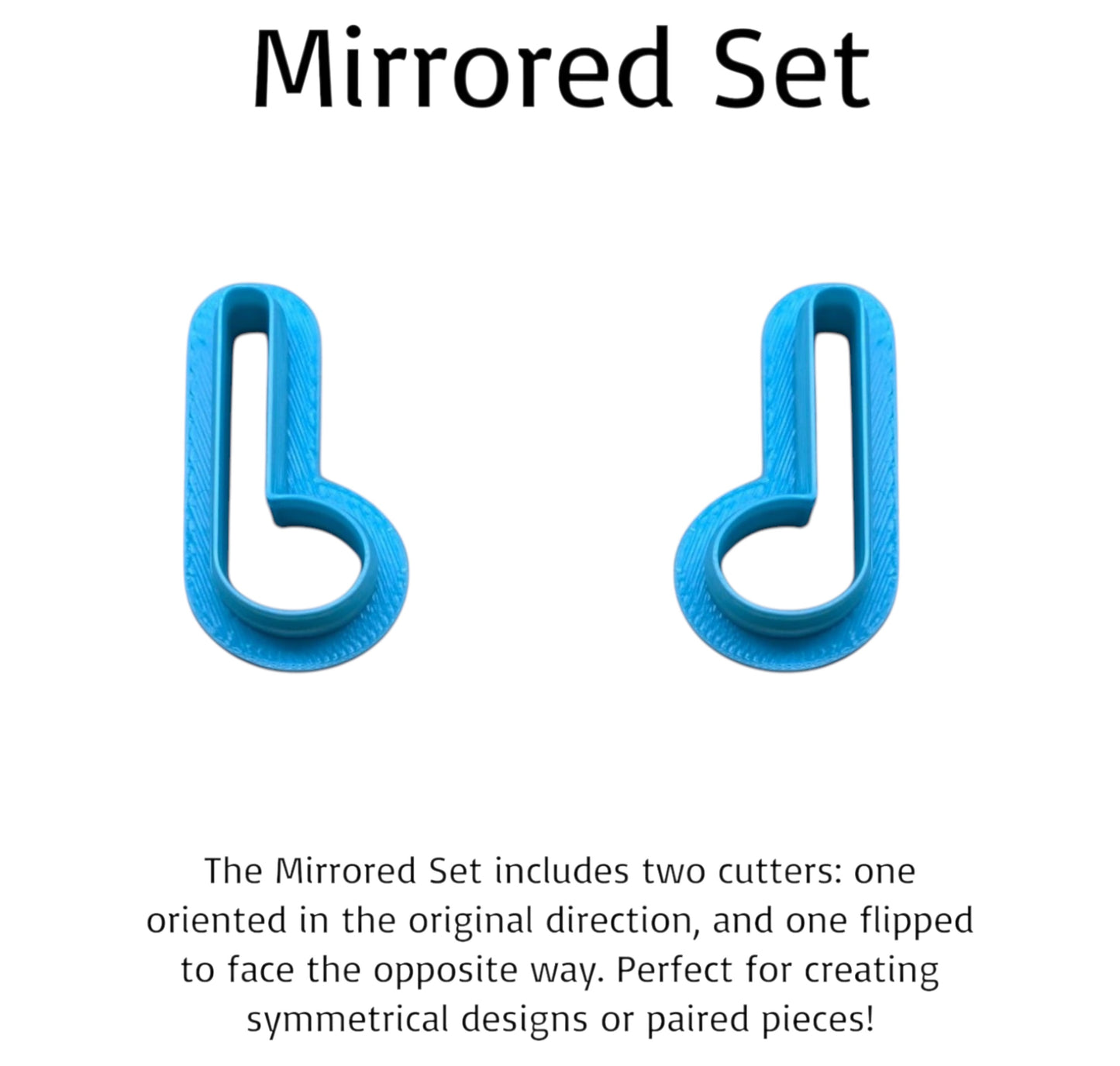 Quarter Note Cookie Cutter | Music Note Polymer Clay, Fondant & Pottery Cutter