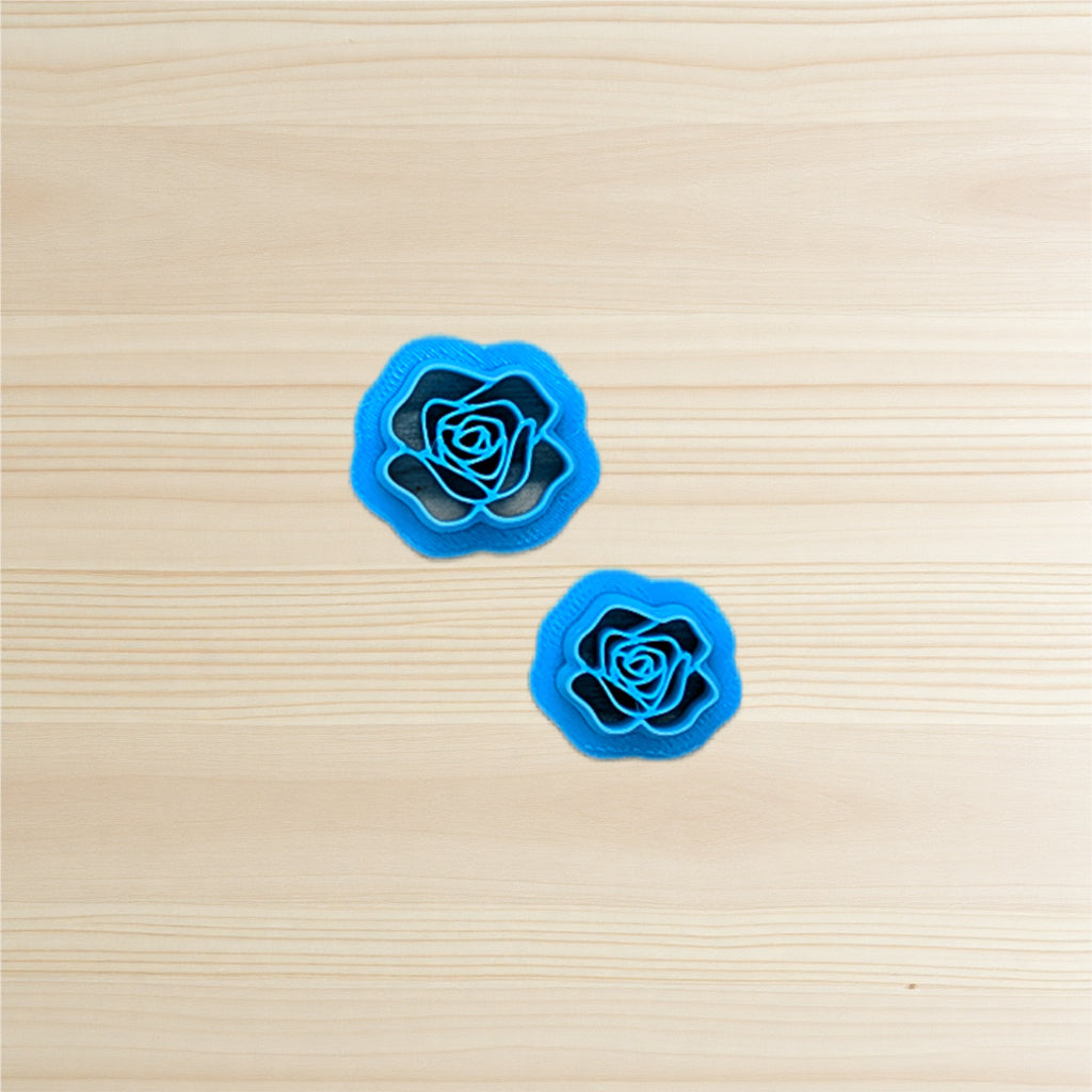 Rose Flower Cookie Cutter: Versatile Tool for Ceramics, Pottery, Cookies, Polymer Clay & More